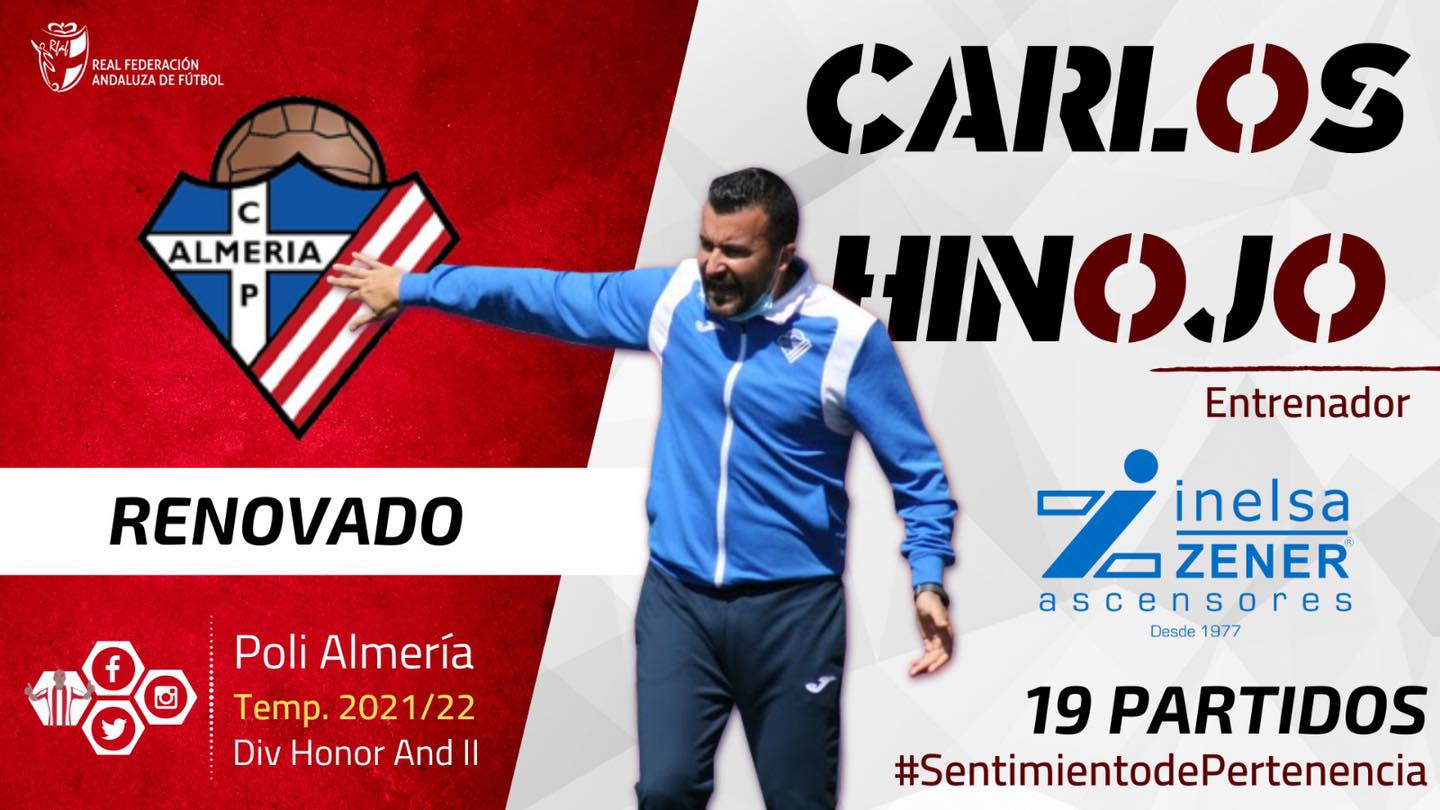 Poli Almería renovación Carlos Hinojo